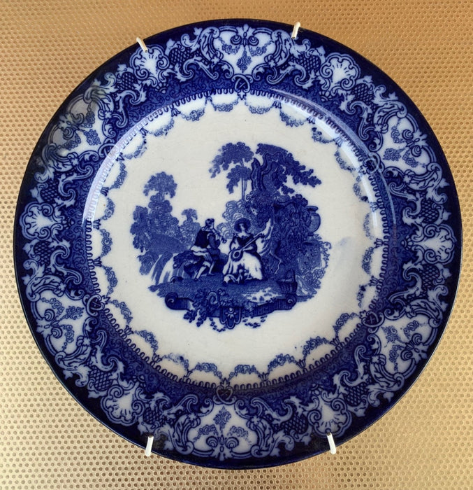 FLOW BLUE 9" PLATE