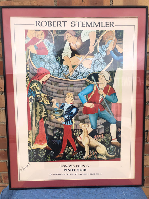 SONOMA COUNTY WINE POSTER