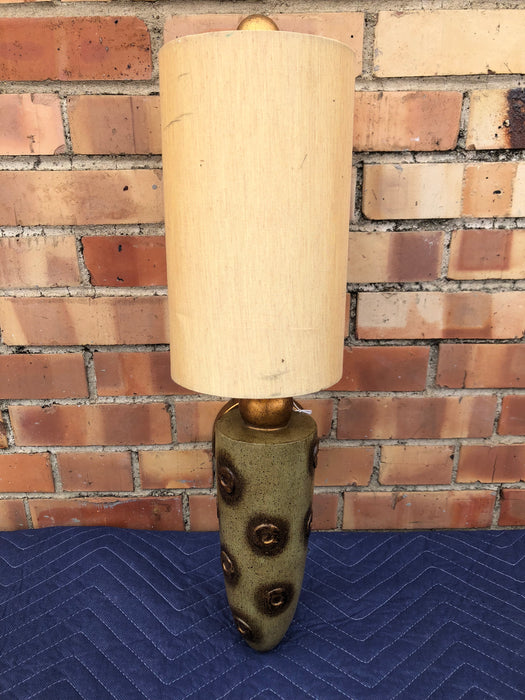 MODERN GREEN & GOLD WALL SCONCE WITH SHADE