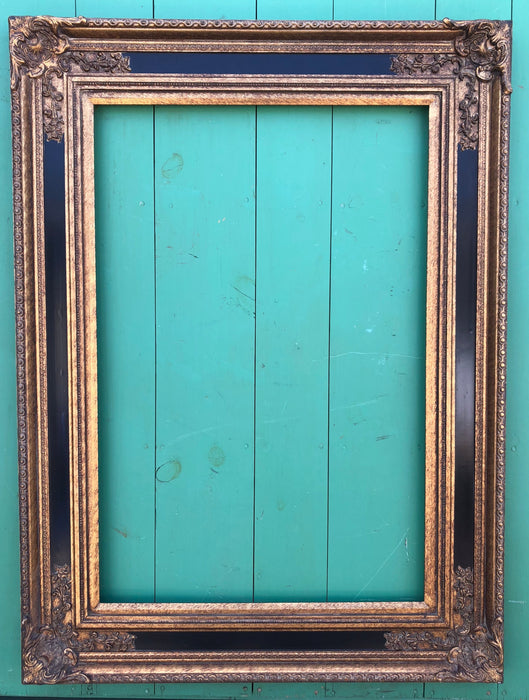 LARGE BLACK & GOLD FRAME