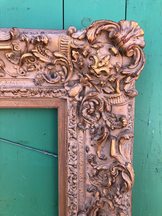 FANCY BEIGE FRAME WITH GOLD HIGHLIGHTS