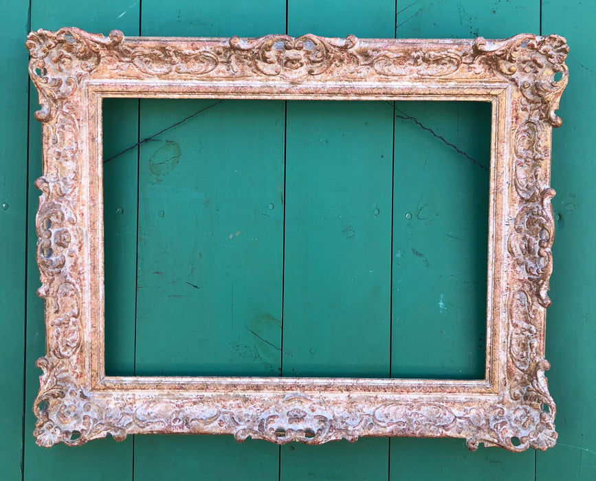 FANCY WHITE WASHED FRAME