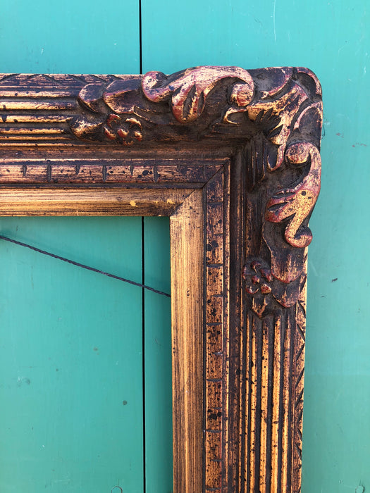 FANCY GOLD ITALIAN FRAME WITH BLACK WASH