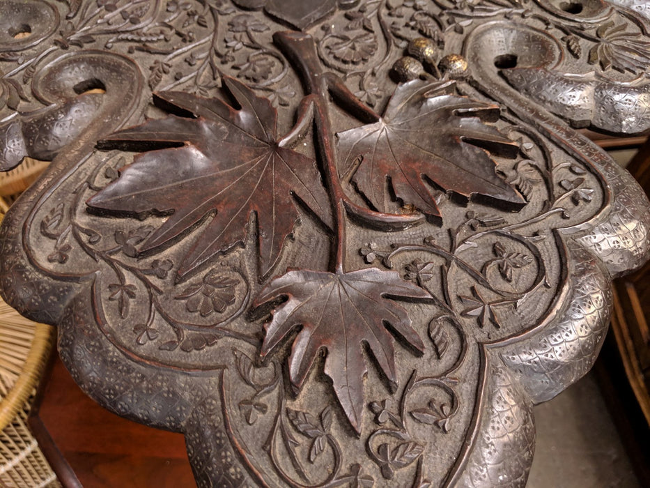 CARVED BASE CARVED TOP JAPANESES TABLE