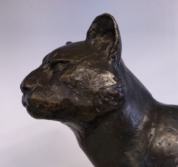LARGE BRONZE WILDCAT BY JOLLY