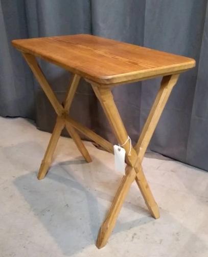 SMALL PINE X FORM TABLE