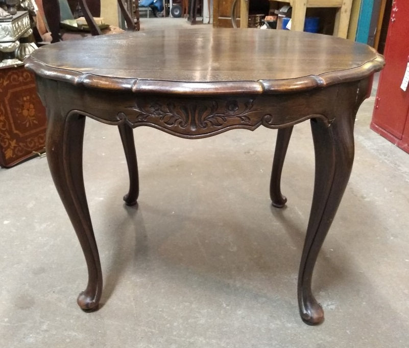 LARGE ROUND COUNTRY FRENCH SIDE TABLE