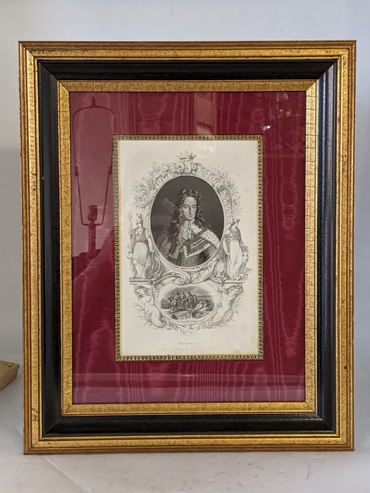 NICELY FRAME ETCHINGS OF 4 FRENCH KINGS AND QUEEN