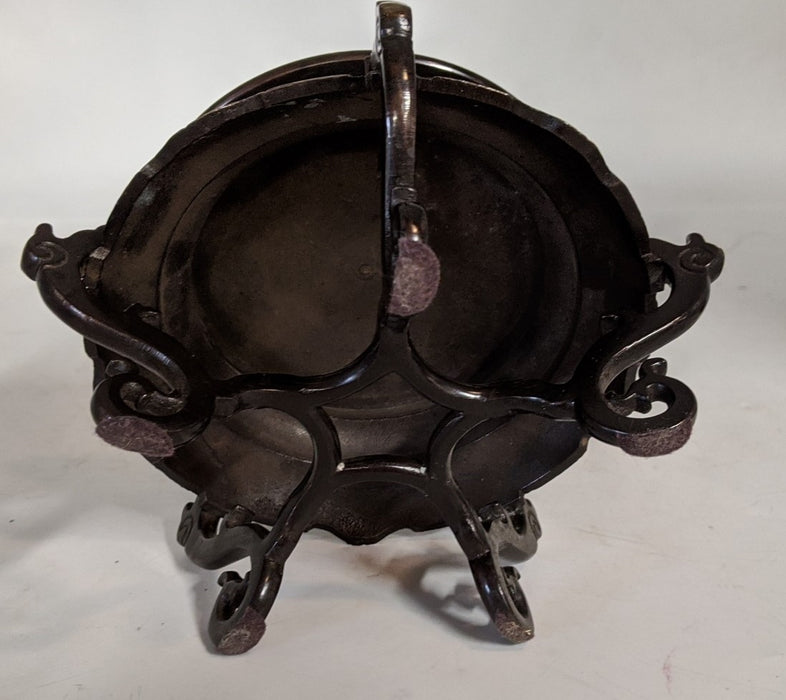 BRONZE ASIAN STAND FOR A VASE