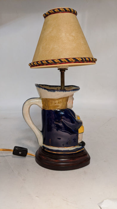 SMALL TOBY CUP LAMP WITH SHADE