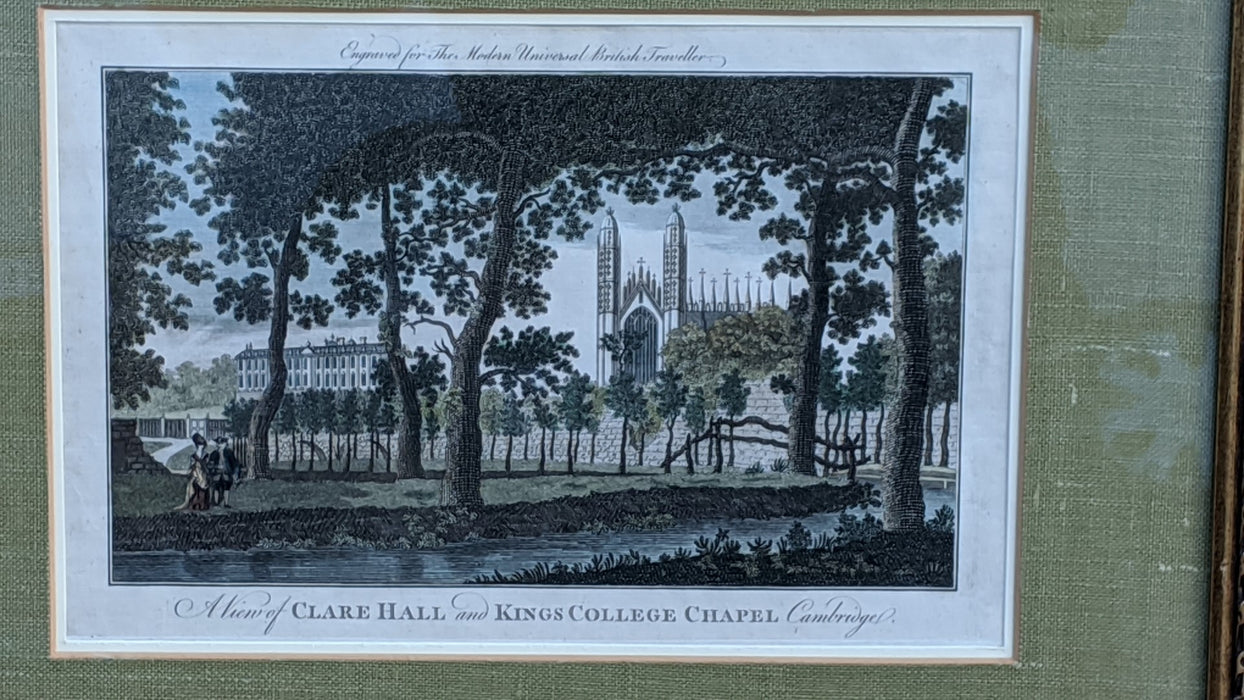 KINGS COLLEGE CHAPEL ETCHING