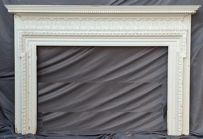 PAINTED FIREPLACE MANTLE