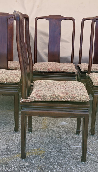 SET OF 8 HENREDON CHINESE STYLE CHAIRS ( 2 ARM CHAIRS)