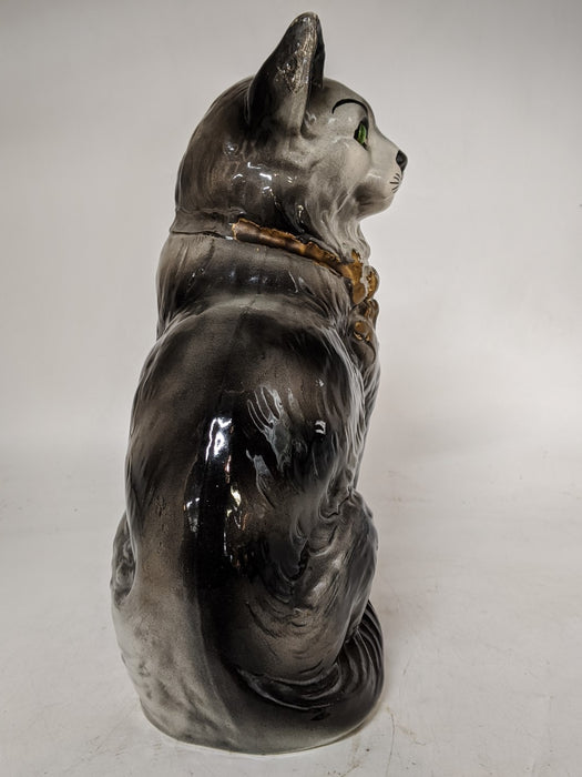 SINGLE STAFFORDSHIRE IRONSTONE CAT