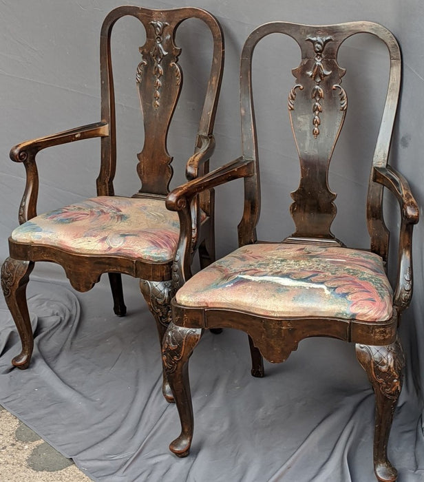 PAIR OF EARLY DUTCH ARM CHAIRS