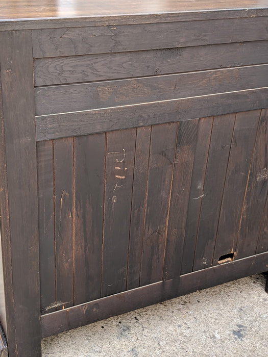 WIDE JAM CABINET WITH CANTED CORNERS