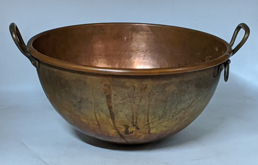 LARGE FRENCH COPPER CANDY POT