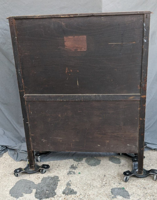 AMERICAN 1940'S WALNUT CHINA CABINET