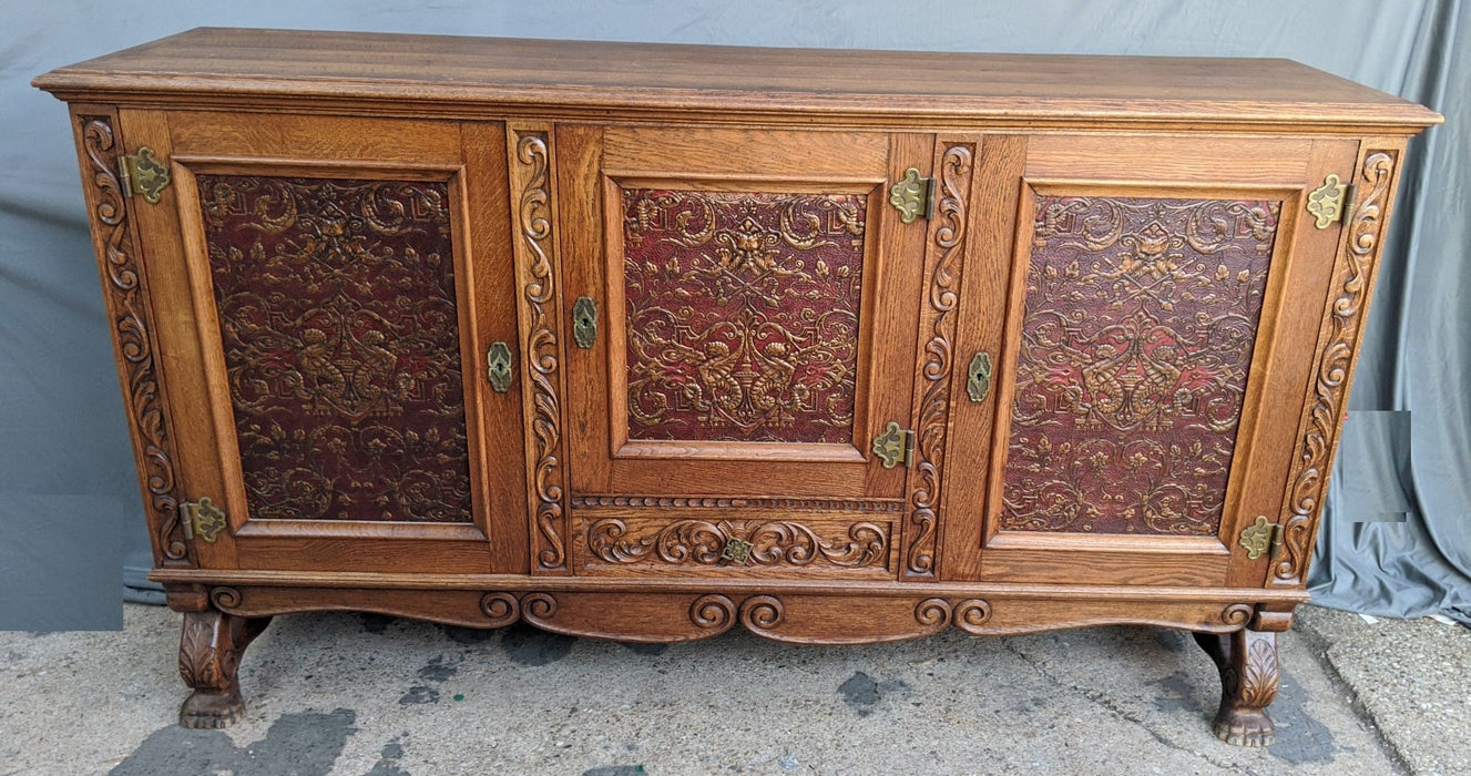 SPANISH STYLE PAW FOOT SIDEBOARD