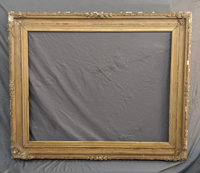 LARGE GILT FRAME AS FOUND MISSING PIECES