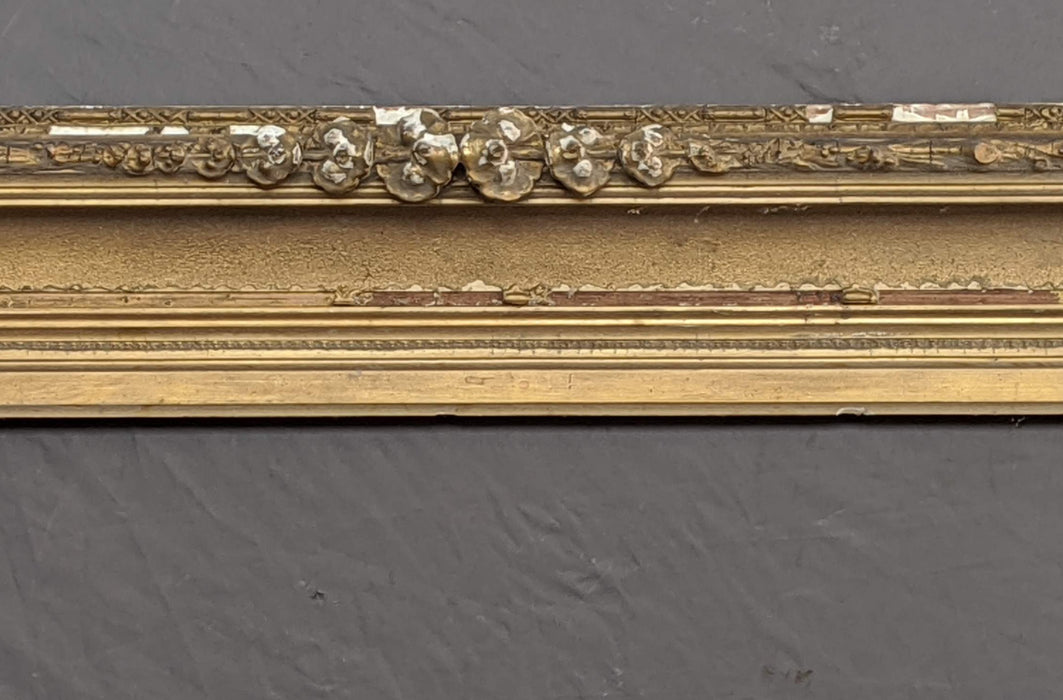 LARGE GILT FRAME AS FOUND MISSING PIECES