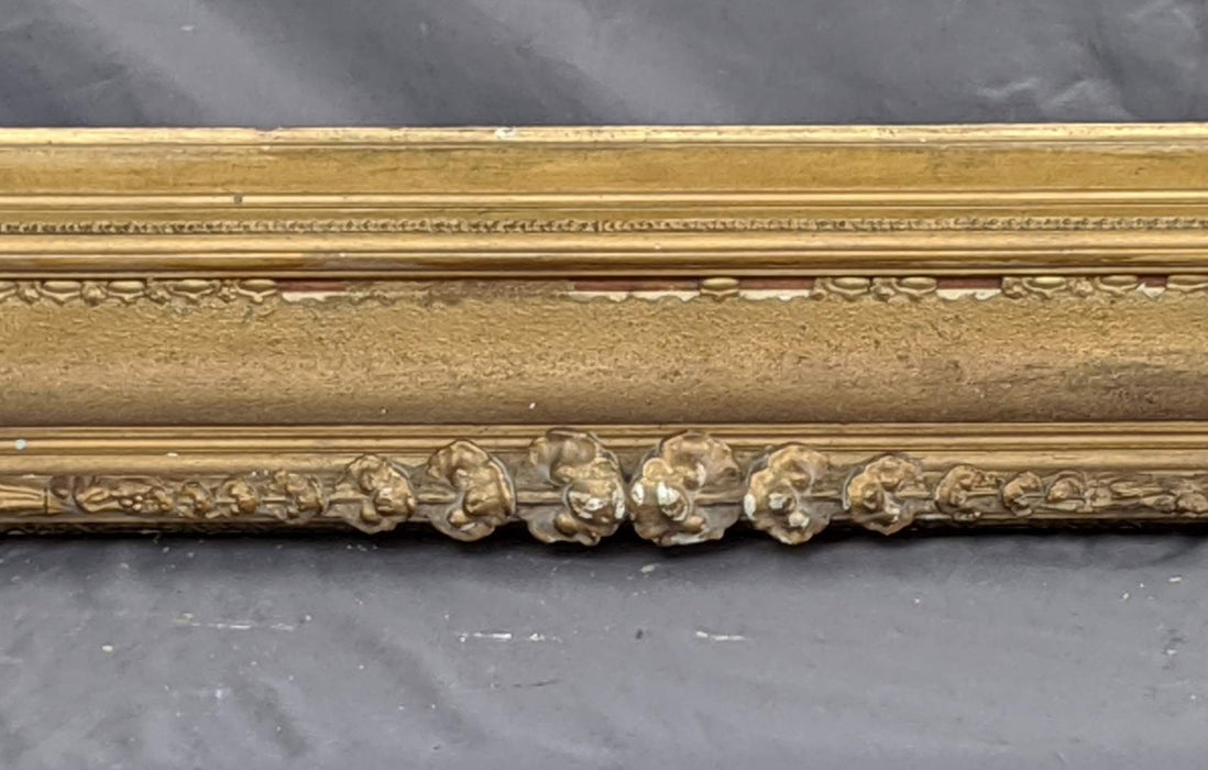 LARGE GILT FRAME AS FOUND MISSING PIECES