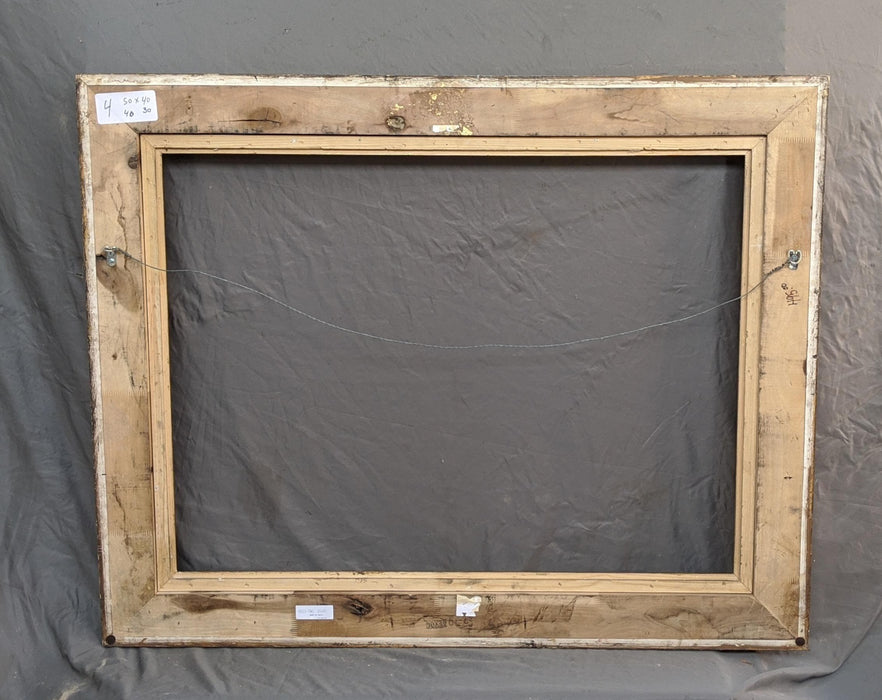 LARGE QUALITY GOLD PLASTER AND WOOD FRAME