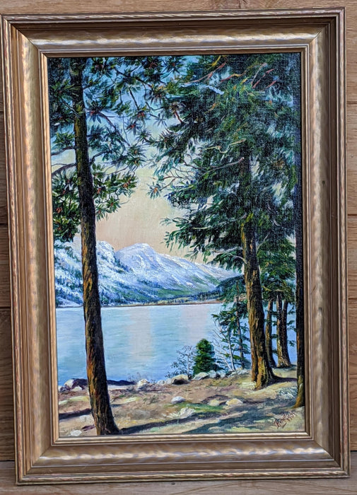 NORTHERN LAKES MOUNTAIN PAINTING
