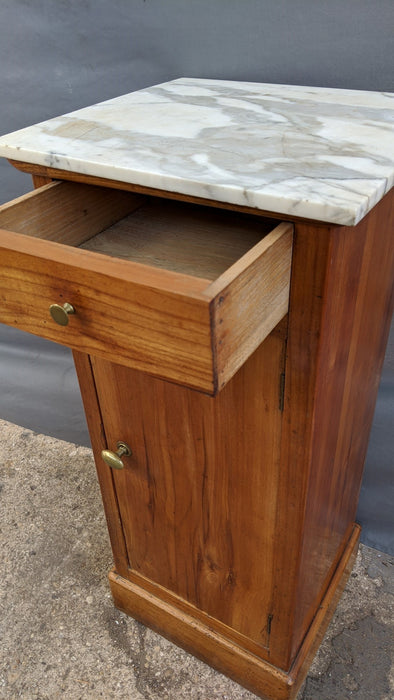 MARBLE TOP LOUIS PHILLIPE NIGHT STAND