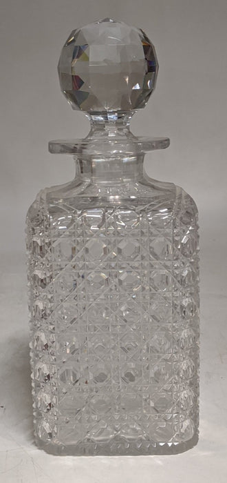 3 CRYSTAL DECANTER ENGLISH TANTALUS