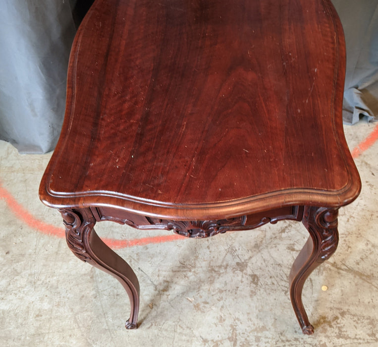 FRENCH WALNUT LOUIS XV CENTER TABLE