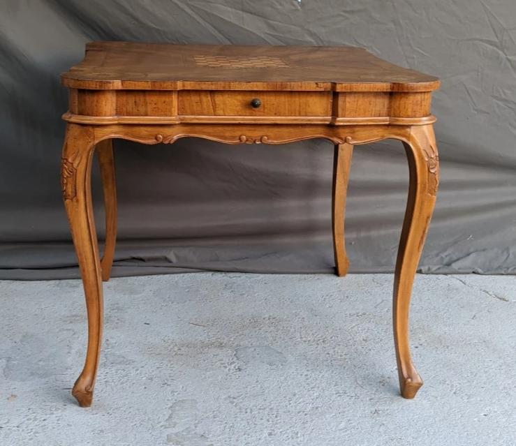 QUALITY ITALIAN FRUITWOOD GAME TABLE