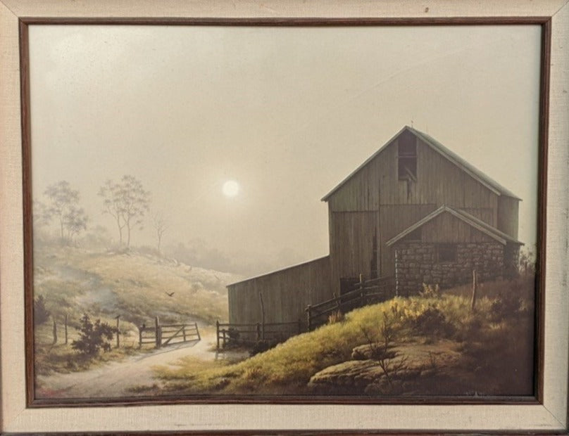 A MISTY COUNTRY MORN BY DALHART WINDBERG-OPEN EDITION