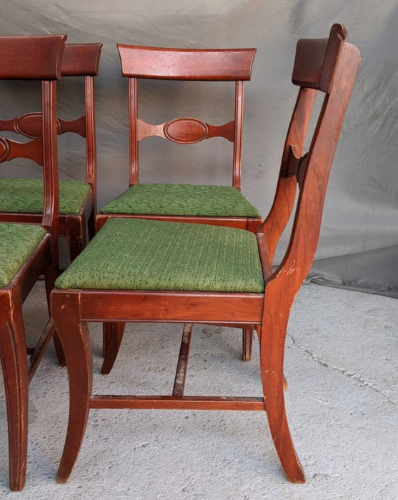 SET OF 6 CHERRY DINING CHAIRS