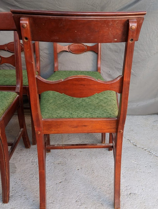 SET OF 6 CHERRY DINING CHAIRS