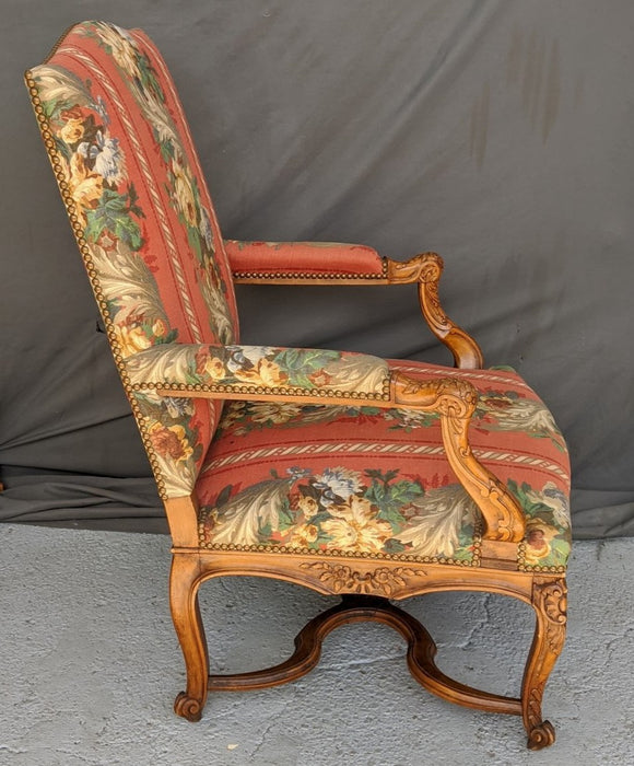 LIEGES FRENCH UPHOLSTERED FAUTEUIL CHAIR