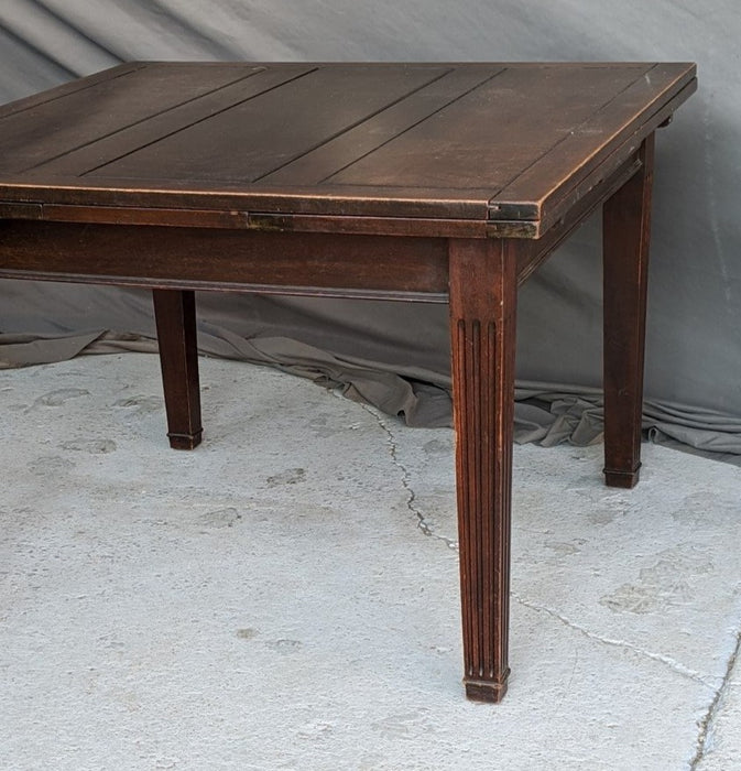 TAPER LEG ENGLISH DARK DRAWLEAF TABLE