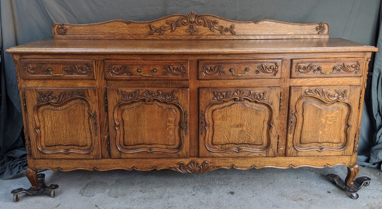 LARGE COUNTRY FRENCH OAK SIDEBOARD