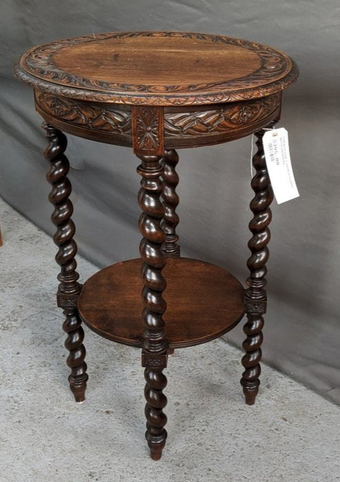 ROUND 2 TIER BARLEY TWIST STAND