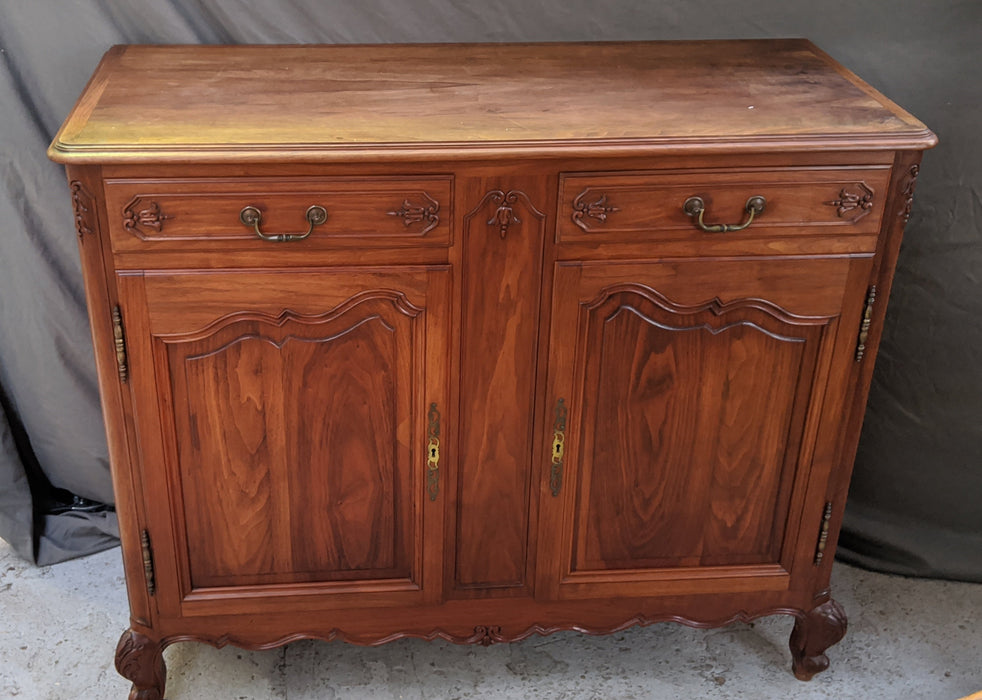 SMALL COUNTRY FRENCH WALNUT SERVER