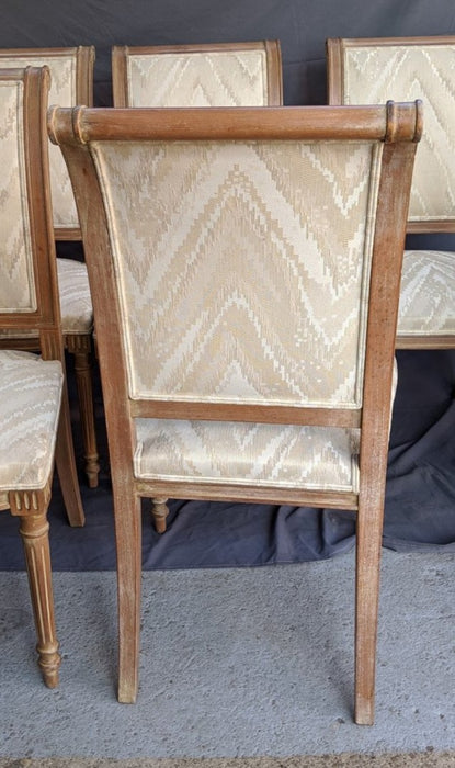 SET OF 8 LOUIS XVI STYLE DINING CHAIRS INCLUDING 2 WITH ARMS