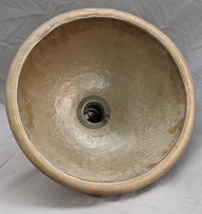 SMALL ROUND COPPER SINK BOWL