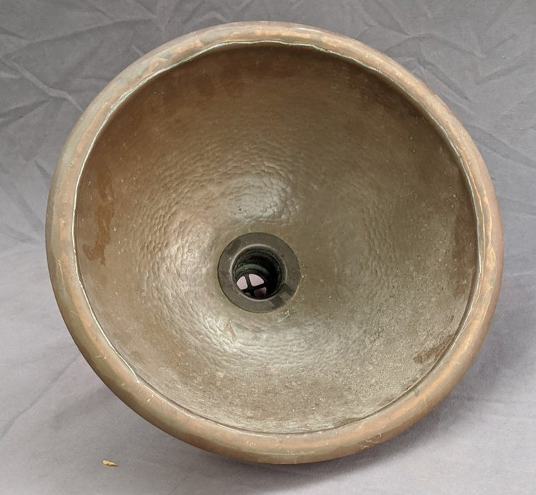 SMALL ROUND COPPER SINK BOWL