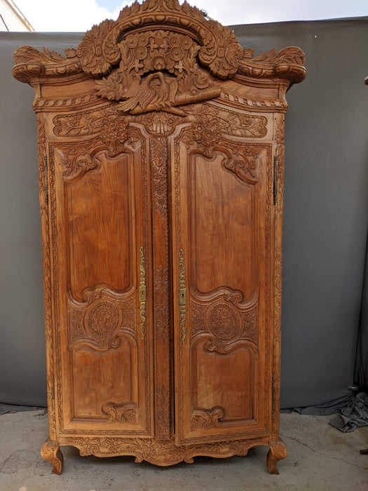 FRENCH STYLE WEDDING ARMOIRE - NOT OLD
