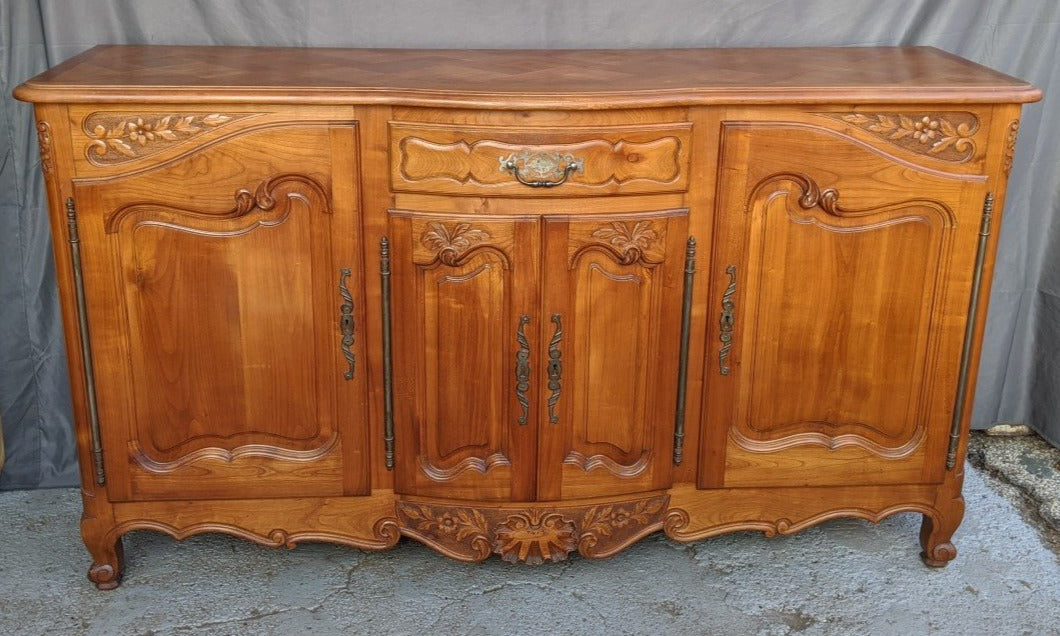 LOUIS XV STYLE CHERRY SIDEBOARD