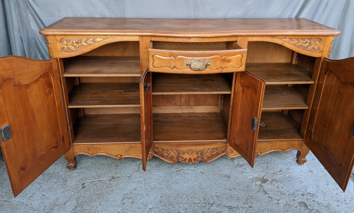 LOUIS XV STYLE CHERRY SIDEBOARD