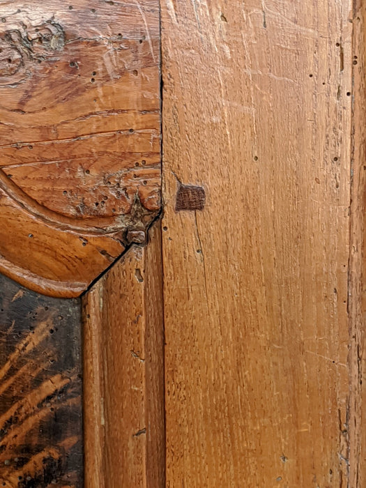 PAIR OF EARLY FRENCH PEG CONSTRUCTED ARMOIRE DOORS