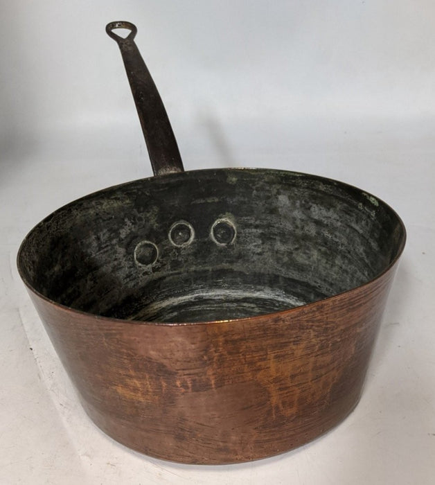 LARGE FRENCH COPPER PAN