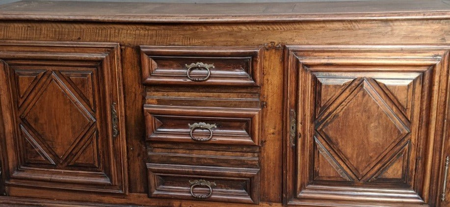 LOUIS XIII SIDEBOARD WITH CENTER DRAWERS