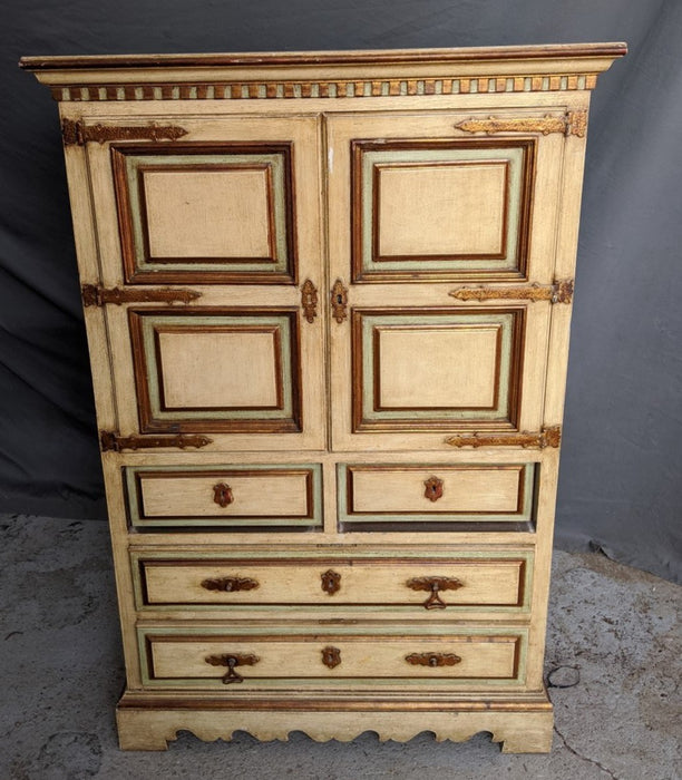 SMALL PAINTED BAR CABINET